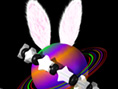 Planet Neon Bunny Logo / Banner Design